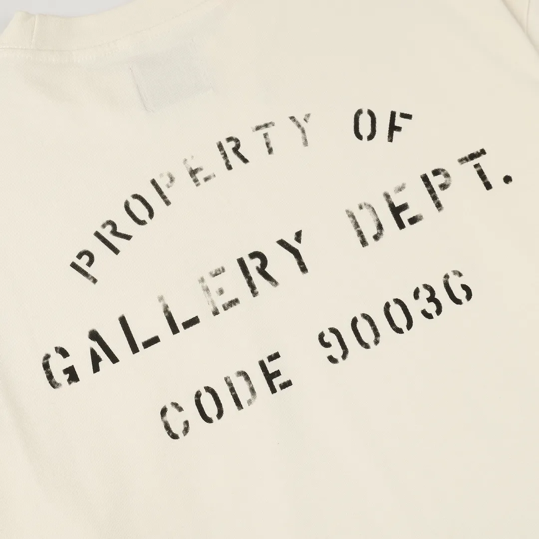 GALLERY.DEPT Summer new short-sleeved model number: D3120#P106 Color: black apricot Size: S M L XL